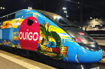 Le TGV OUIGO.